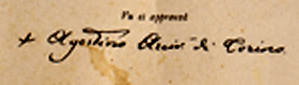 Signature left